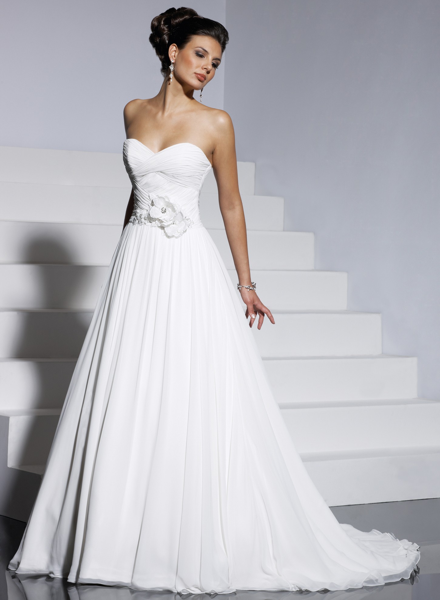 empire silhouette wedding dress styles