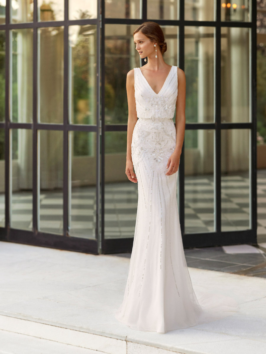 Rosa Clara Ocean Wedding Dress Front